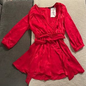 Red Zara Romper new with tags